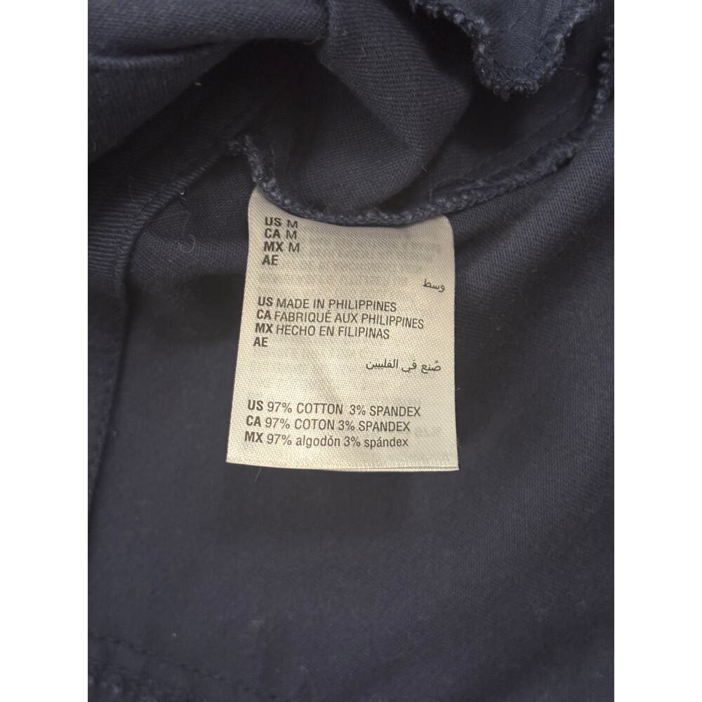 INC International Concepts Navy Blue Military Utility Jacket Blazer Women Medium - Picture 5 of 6